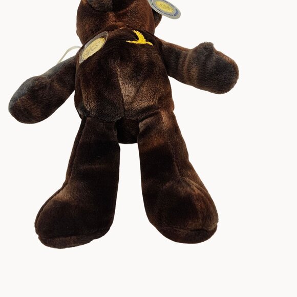 VTG 2000s TY Babies Authentic Mint Bear Collectible Golden Sacagawea Dollar Bear - Picture 8 of 16